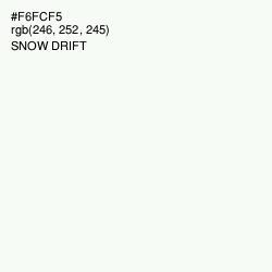 #F6FCF5 - Snow Drift Color Image